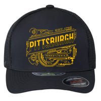 Pittsburgh Pennsylvania Steel City 412 Home Vintage Flexfit Unipanel Trucker Cap