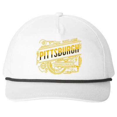 Pittsburgh Pennsylvania Steel City 412 Home Vintage Snapback Five-Panel Rope Hat