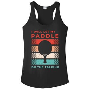 Ping Pong Shirts And Table Tennis Gifts For Ping Pongs Ladies PosiCharge Competitor Racerback Tank