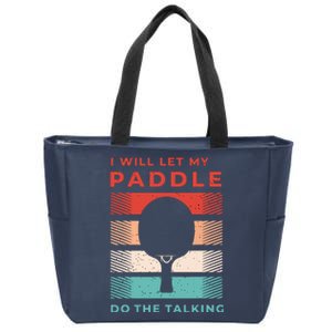 Ping Pong Shirts And Table Tennis Gifts For Ping Pongs Zip Tote Bag