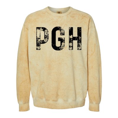 Pittsburgh Pennsylvania Steel City 412 Home Pride Colorblast Crewneck Sweatshirt