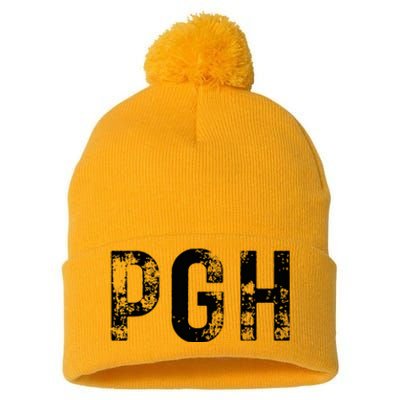 Pittsburgh Pennsylvania Steel City 412 Home Pride Pom Pom 12in Knit Beanie