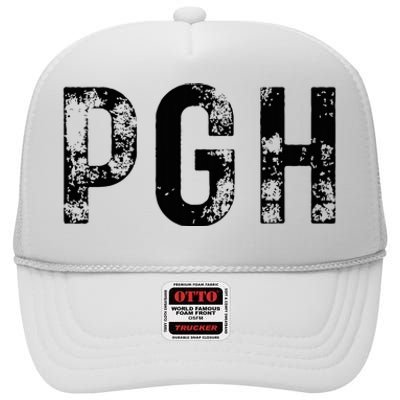 Pittsburgh Pennsylvania Steel City 412 Home Pride High Crown Mesh Back Trucker Hat