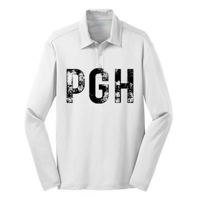 Pittsburgh Pennsylvania Steel City 412 Home Pride Silk Touch Performance Long Sleeve Polo