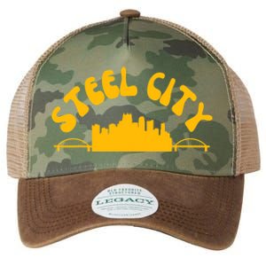 Pittsburgh Pennsylvania Sl City Skyline Bridges Retro Legacy Tie Dye Trucker Hat