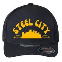 Pittsburgh Pennsylvania Sl City Skyline Bridges Retro Flexfit Unipanel Trucker Cap