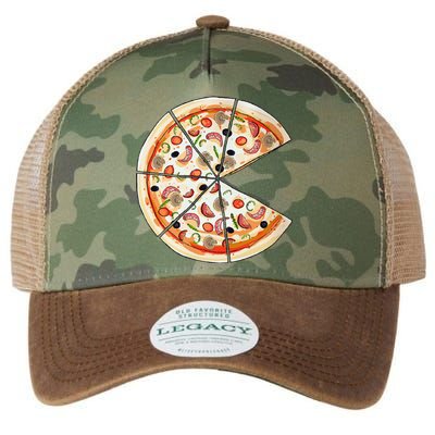 Pizza Pie & Slice Dad And Son Pizza Funny Father's Day Legacy Tie Dye Trucker Hat