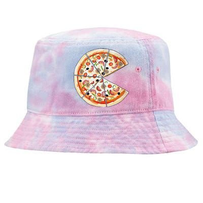 Pizza Pie & Slice Dad And Son Pizza Funny Father's Day Tie-Dyed Bucket Hat