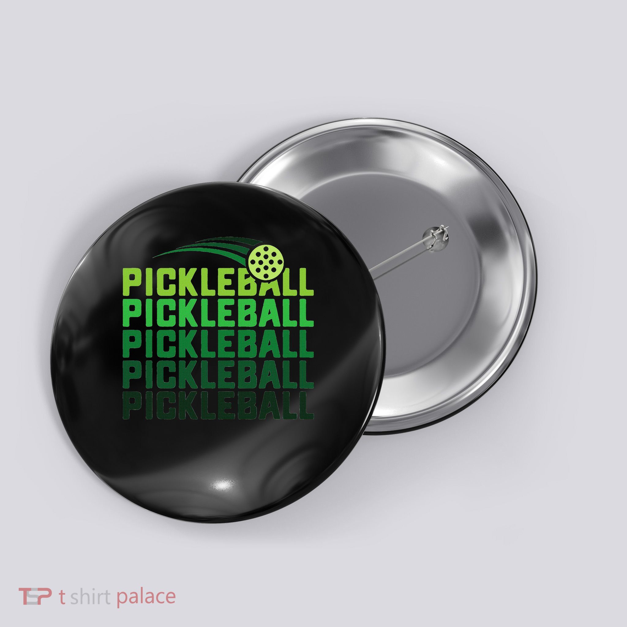 Pickleball Player S And More, Men And Women. Button