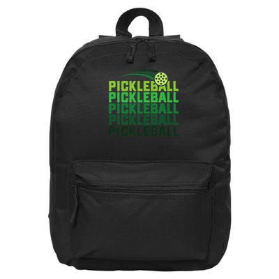 Pickleball Player S And More, Men And Women. 16 in Basic Backpack