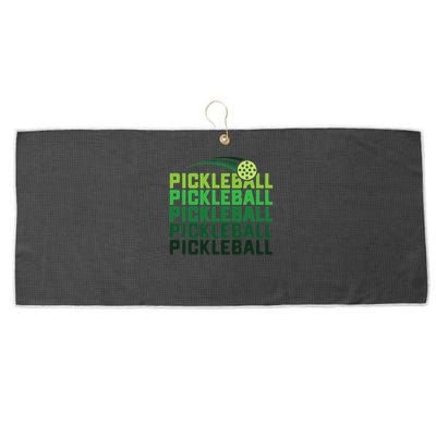 Pickleball Player S And More, Men And Women. Large Microfiber Waffle Golf Towel