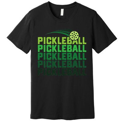 Pickleball Player S And More, Men And Women. Premium T-Shirt