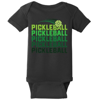 Pickleball Player S And More, Men And Women. Baby Bodysuit