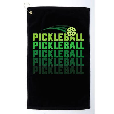 Pickleball Player S And More, Men And Women. Golf Towel
