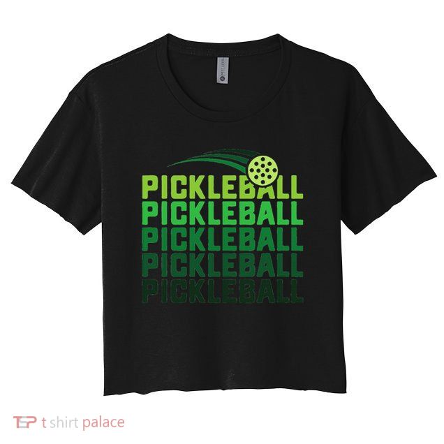 Pickleball Player S And More, Men And Women. Crop Top