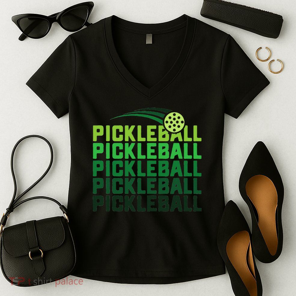 Pickleball Player S And More, Men And Women. Women's V-Neck T-Shirt