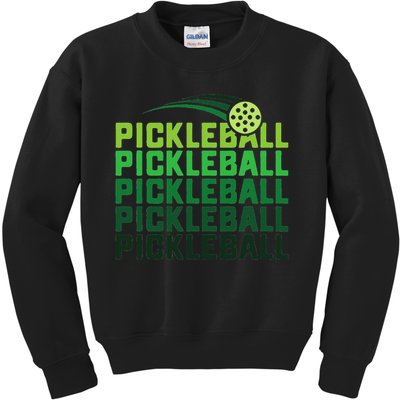 Pickleball Player S And More, Men And Women. Kids Sweatshirt