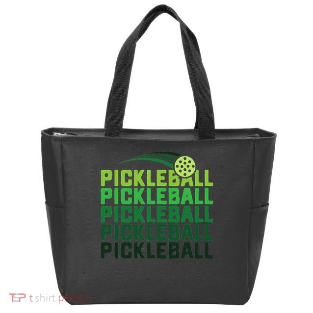 Pickleball Player S And More, Men And Women. Zip Tote Bag