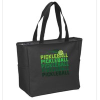 Pickleball Player S And More, Men And Women. Zip Tote Bag
