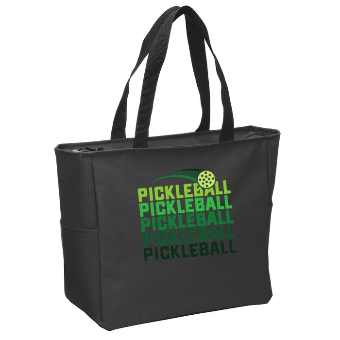 Pickleball Player S And More, Men And Women. Zip Tote Bag
