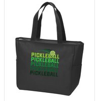 Pickleball Player S And More, Men And Women. Zip Tote Bag