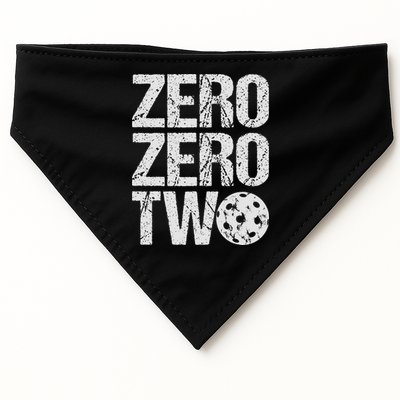 Pickleball Player Starting Score ZeroZero Two Serve First  USA-Made Doggie Bandana
