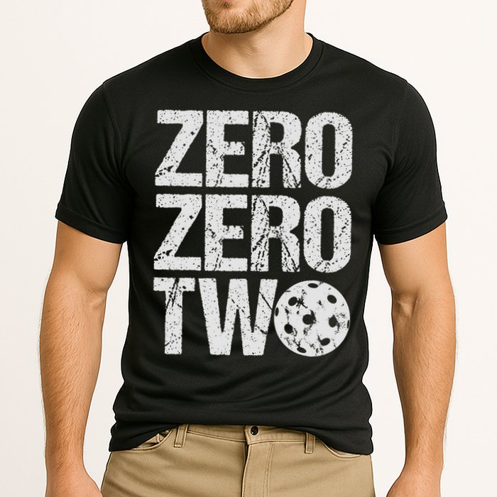 Pickleball Player Starting Score ZeroZero Two Serve First  Performance Shirt