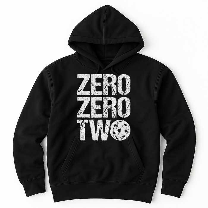 Pickleball Player Starting Score ZeroZero Two Serve First  Hoodie