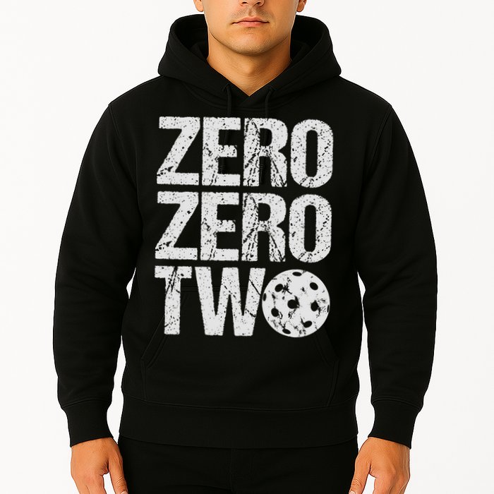 Pickleball Player Starting Score ZeroZero Two Serve First  Hoodie