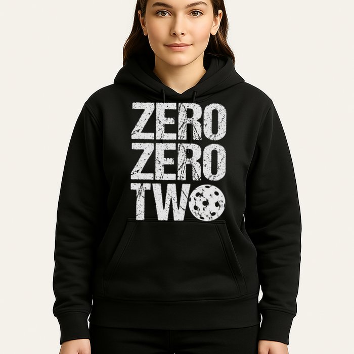Pickleball Player Starting Score ZeroZero Two Serve First  Hoodie
