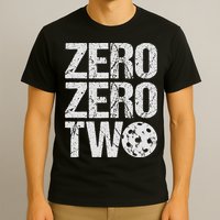 Pickleball Player Starting Score ZeroZero Two Serve First  T-Shirt