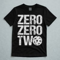 Pickleball Player Starting Score ZeroZero Two Serve First  T-Shirt
