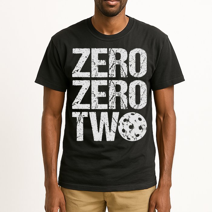 Pickleball Player Starting Score ZeroZero Two Serve First  Tall T-Shirt