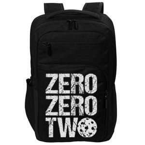 Pickleball Player Starting Score ZeroZero Two Serve First  Impact Tech Backpack