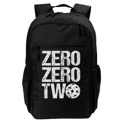 Pickleball Player Starting Score ZeroZero Two Serve First  Backpack