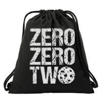 Pickleball Player Starting Score ZeroZero Two Serve First  Drawstring Bag