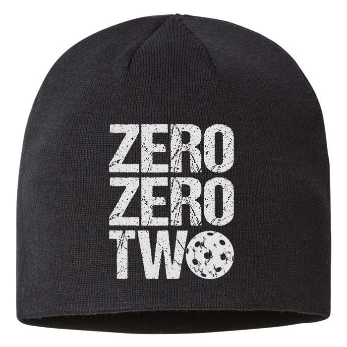 Pickleball Player Starting Score ZeroZero Two Serve First  Sustainable Beanie