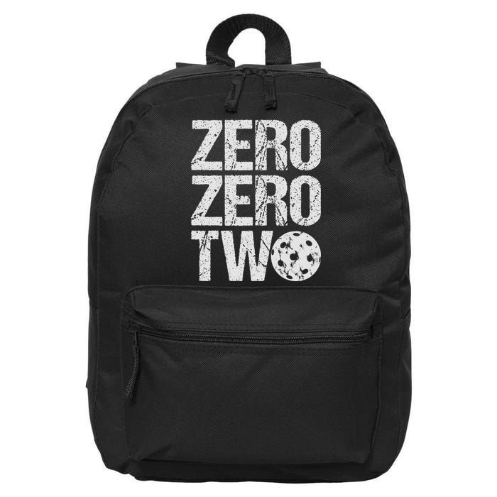 Pickleball Player Starting Score ZeroZero Two Serve First  16 in Basic Backpack