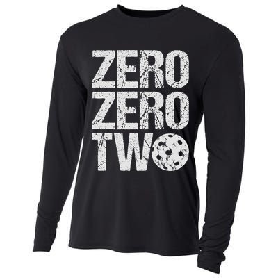 Pickleball Player Starting Score ZeroZero Two Serve First  Cooling Performance Long Sleeve Crew