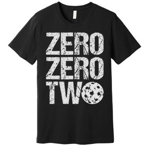 Pickleball Player Starting Score ZeroZero Two Serve First  Premium T-Shirt