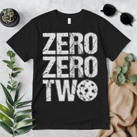 Pickleball Player Starting Score ZeroZero Two Serve First  Premium T-Shirt