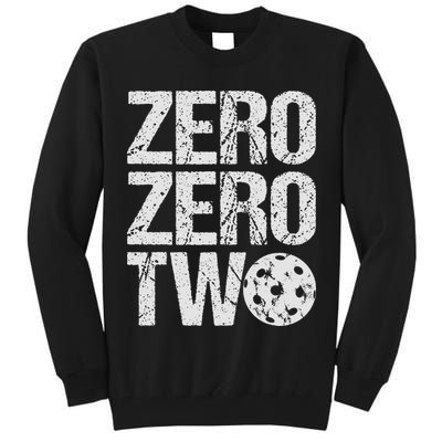 Pickleball Player Starting Score ZeroZero Two Serve First  Tall Sweatshirt