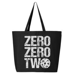 Pickleball Player Starting Score ZeroZero Two Serve First  25L Jumbo Tote