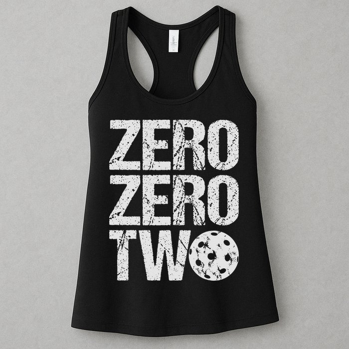 Pickleball Player Starting Score ZeroZero Two Serve First  Womens Tank Top