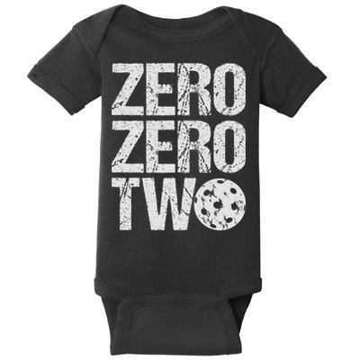 Pickleball Player Starting Score ZeroZero Two Serve First  Baby Bodysuit