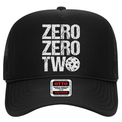 Pickleball Player Starting Score ZeroZero Two Serve First  Trucker Hat
