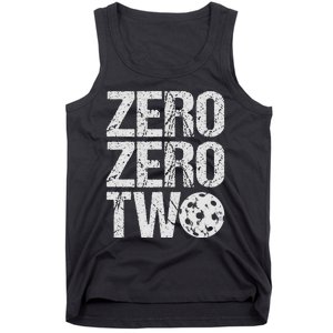 Pickleball Player Starting Score ZeroZero Two Serve First  Tank Top