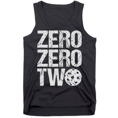 Pickleball Player Starting Score ZeroZero Two Serve First  Tank Top