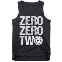 Pickleball Player Starting Score ZeroZero Two Serve First  Tank Top
