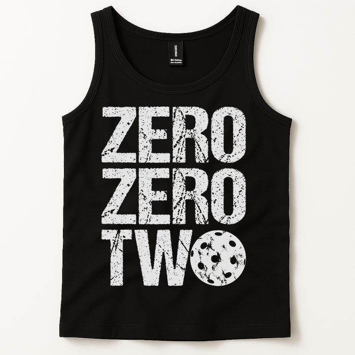 Pickleball Player Starting Score ZeroZero Two Serve First  Tank Top